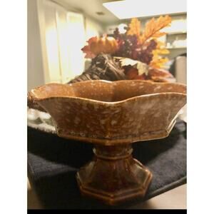 Vintage Fall‎ Harvest Planter Glazed Ceramic UNIQUE
